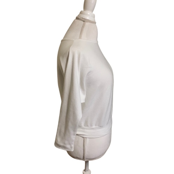 VINTAGE Jane Colby White 3/4 sleeve shirt - Picture 5 of 9